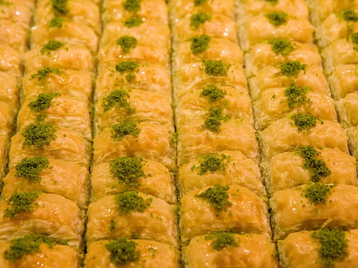 Fıstıklı Baklava mit Antep-Pistazien